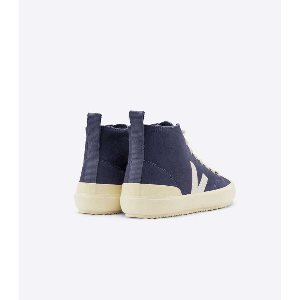 Veja NOVA HT CANVAS Hoog Dames Blauw | BE 351MQZ